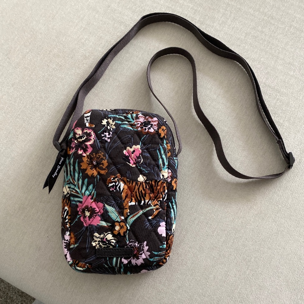 Vera Bradley Women's Outlet Cotton Easy Crossbody Bali Jungle